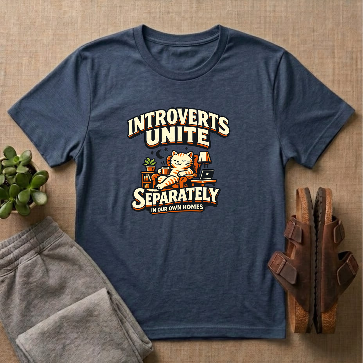 Introverts Unite Separately T-Shirt