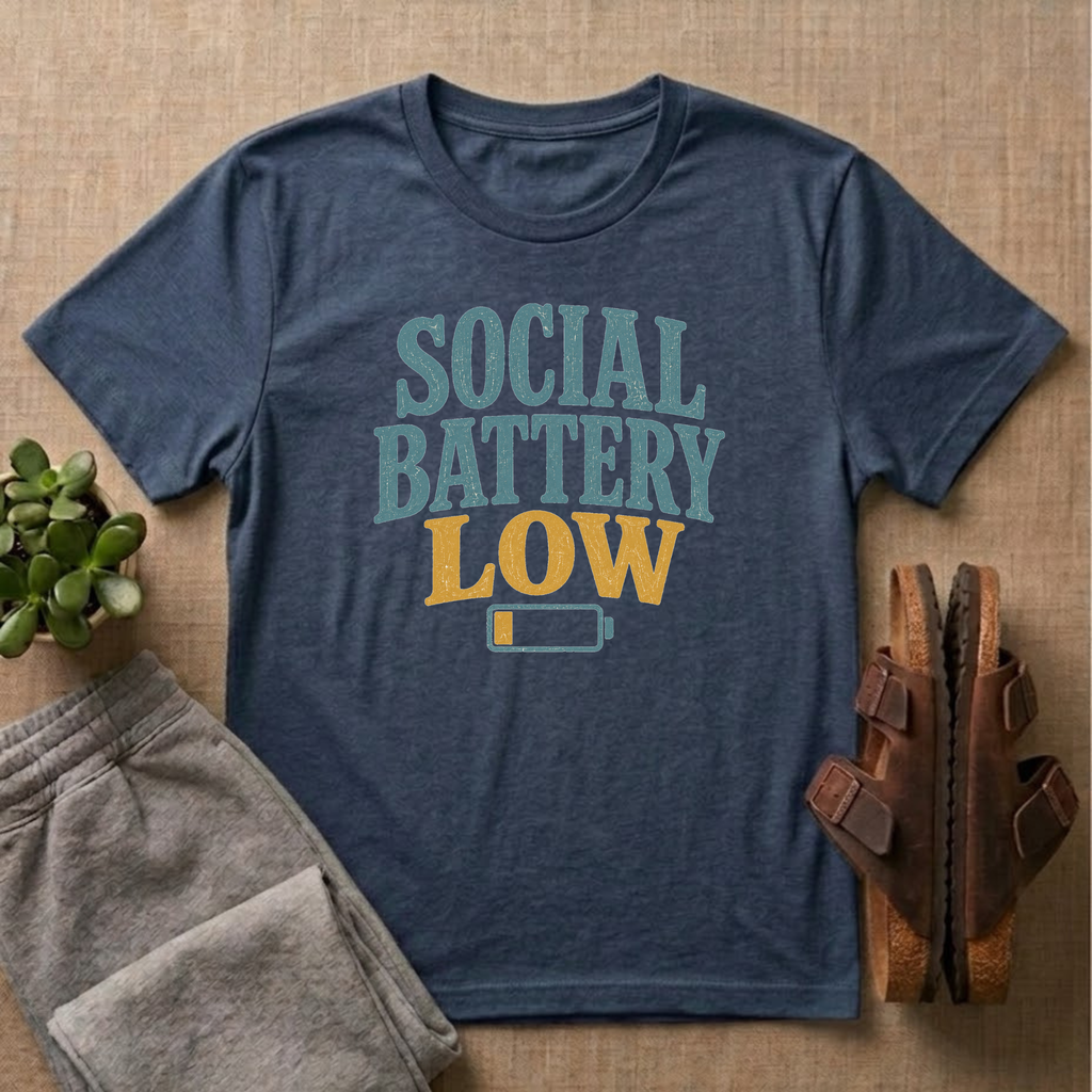Social Battery Low T-Shirt