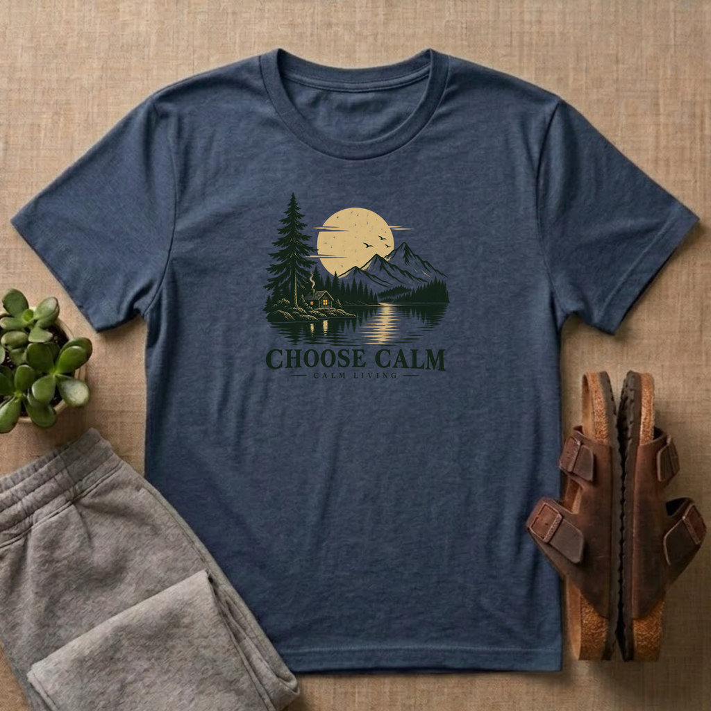 Choose Calm - Calm Living of T-Shirt