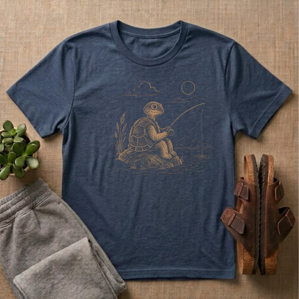 Turtle Fishing T-Shirt