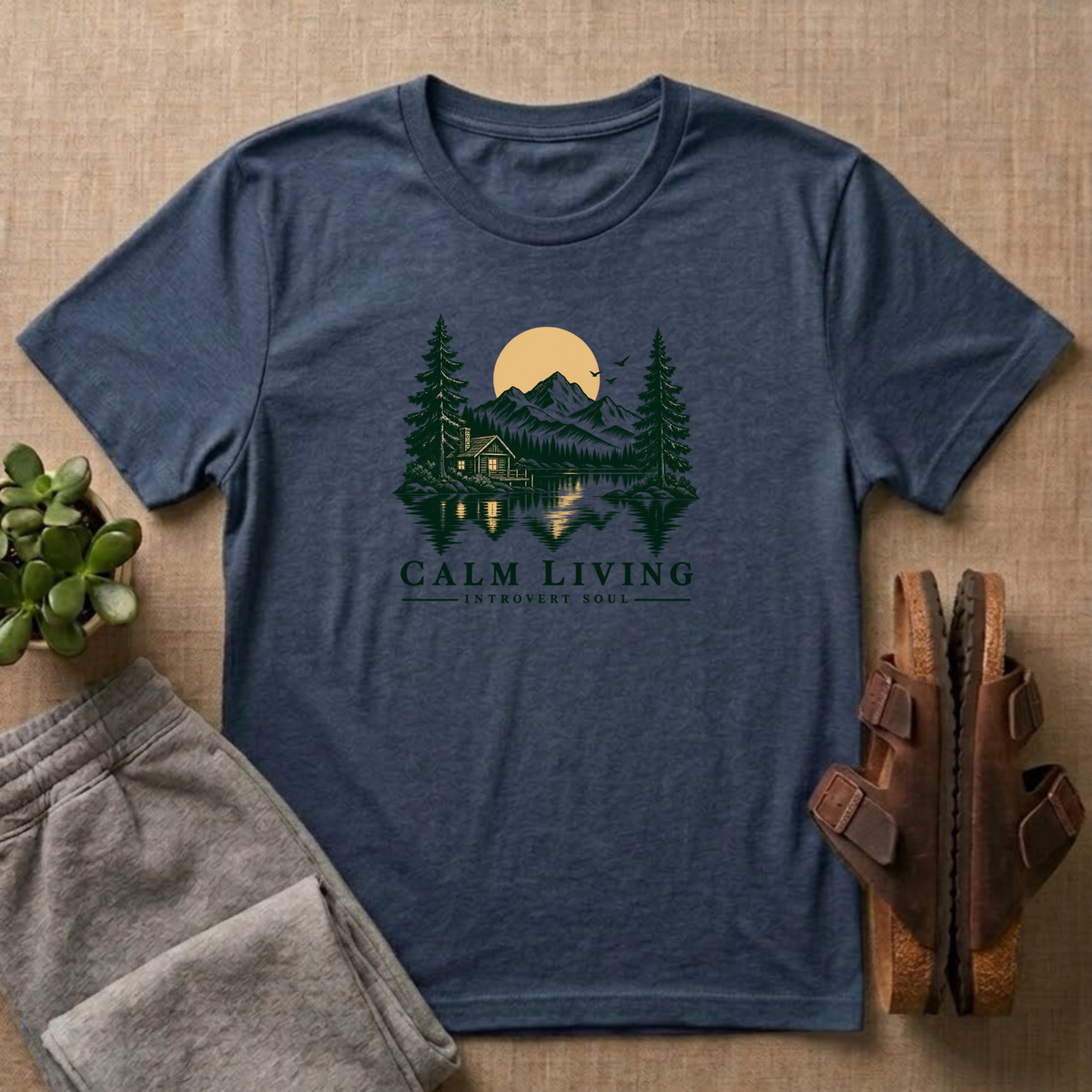 Calm Living Introvert Soul T-Shirt