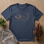 Whale Listening To Music T-Shirt