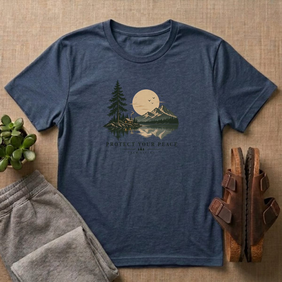 Protect Your Peace - Calm Living T-Shirt