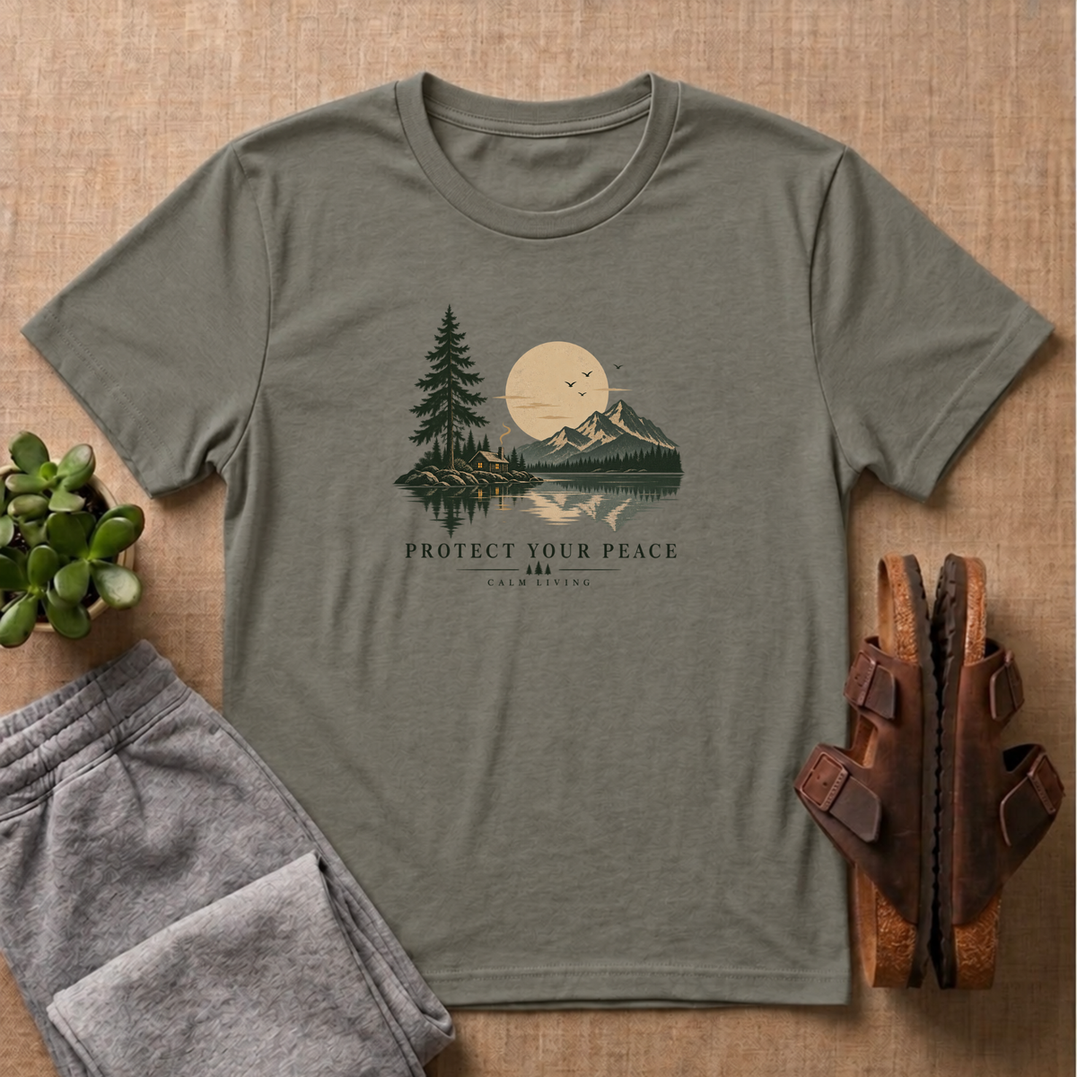 Protect Your Peace - Calm Living T-Shirt