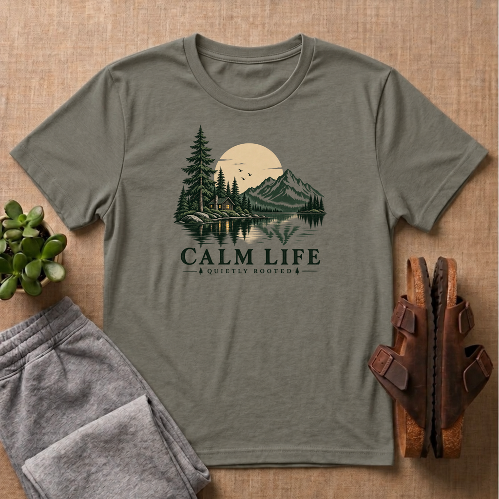 Calm Life Quietly Rooted T-Shirt