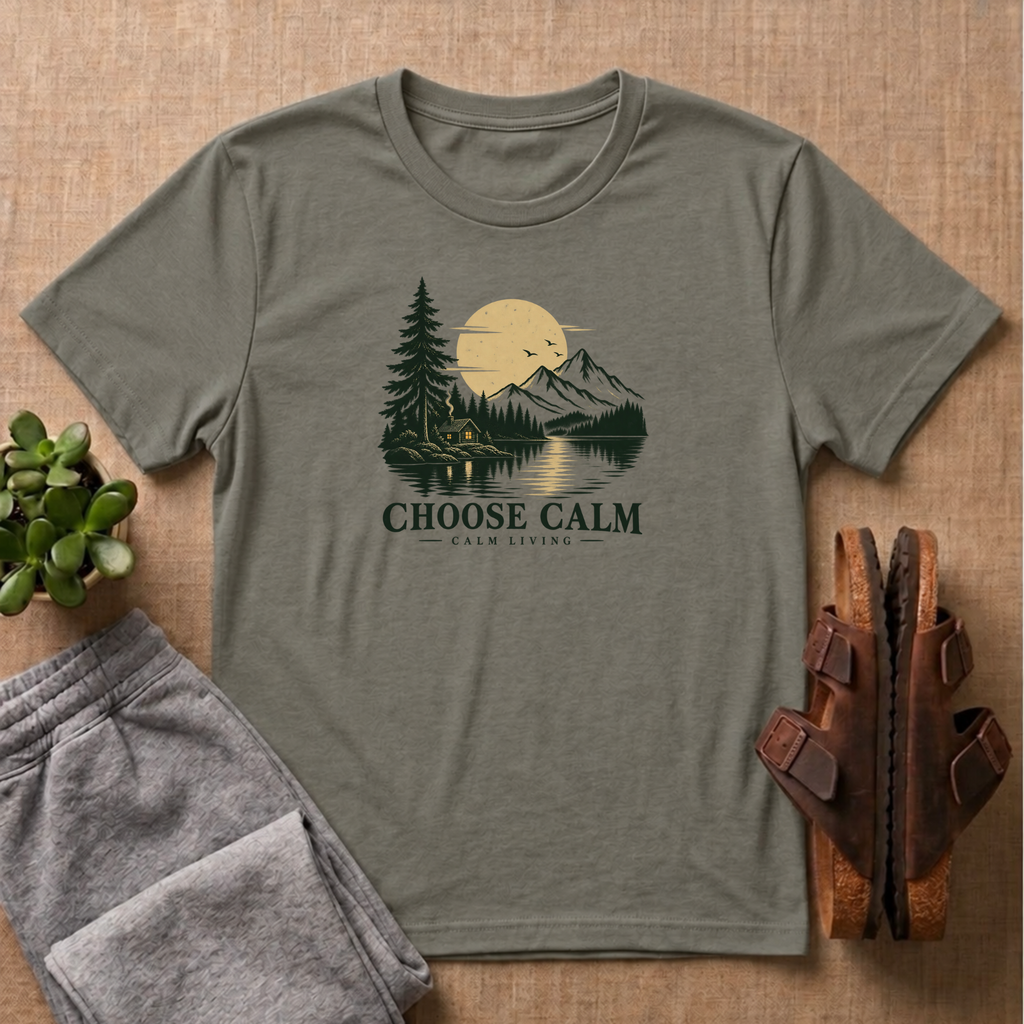 Choose Calm - Calm Living of T-Shirt