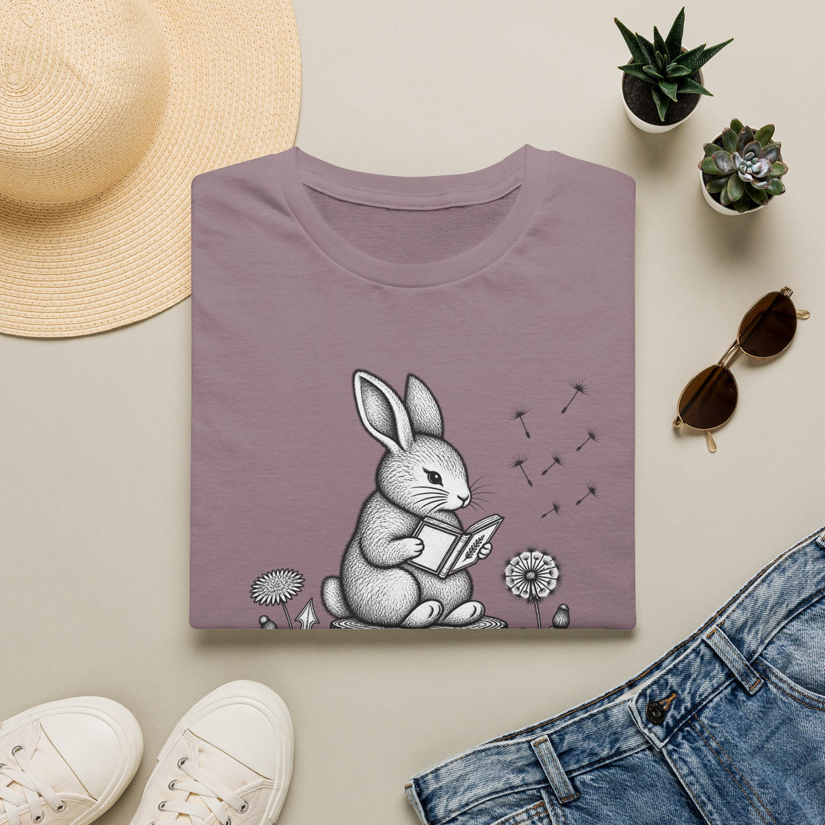 Rabbit Ready A Book T-Shirt