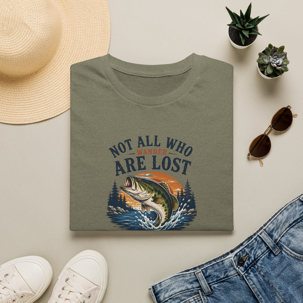 Not All Who Wonder Are Lost Some Are Fishing T-Shirt