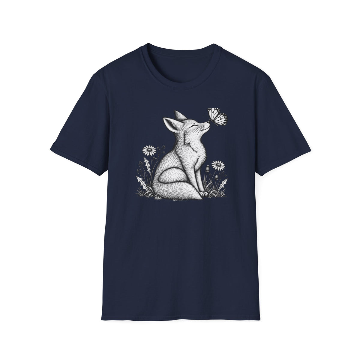 Fox Admiring Butterfly T-Shirt