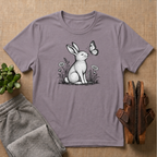 Rabbit Admiring Butterfly T-Shirt