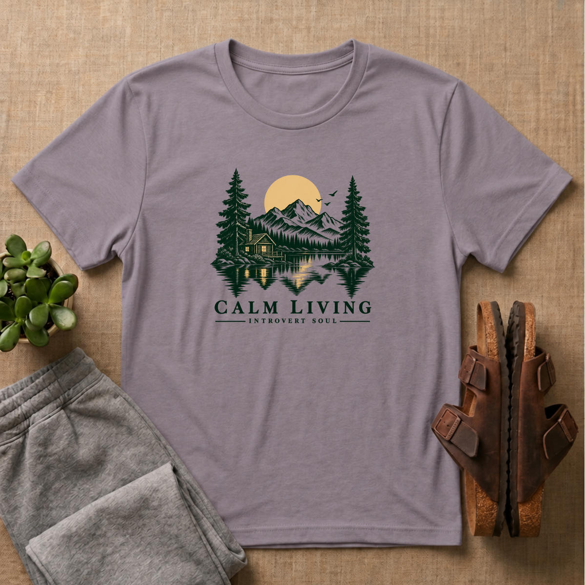 Calm Living Introvert Soul T-Shirt