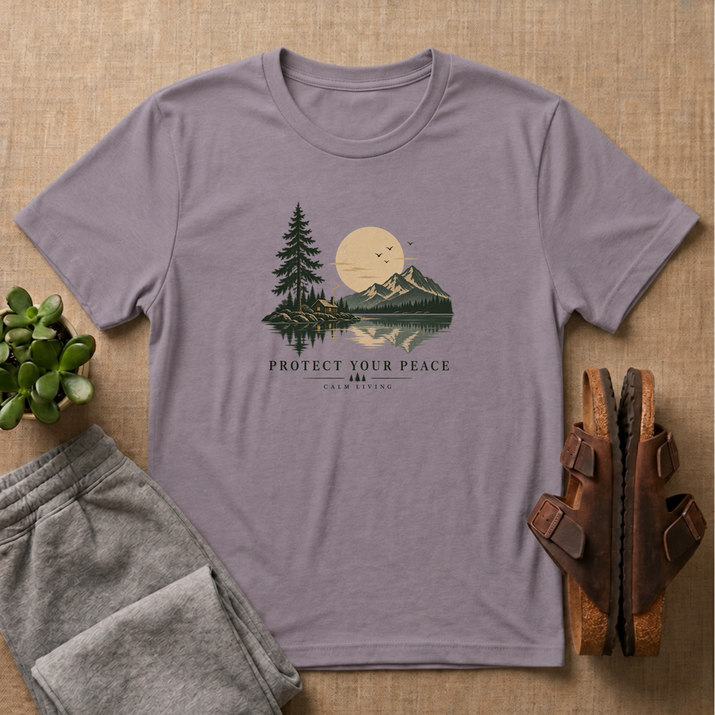 Protect Your Peace - Calm Living T-Shirt