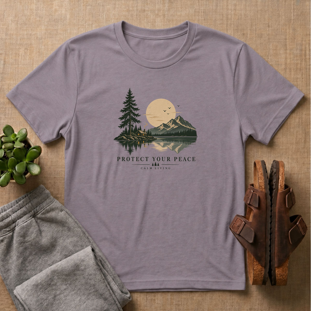 Protect Your Peace - Calm Living T-Shirt