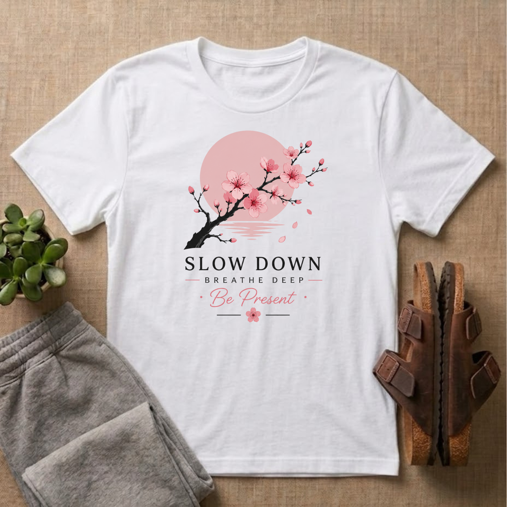 Slow Down And be Present T-Shirt