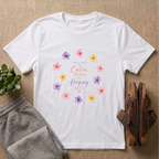 Calm Mind Happy Life T-Shirt